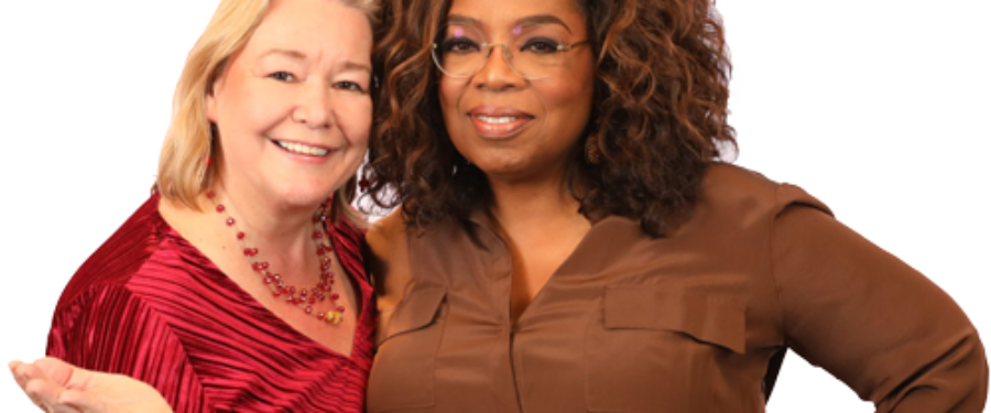 Lee Richter and Oprah Winfrey