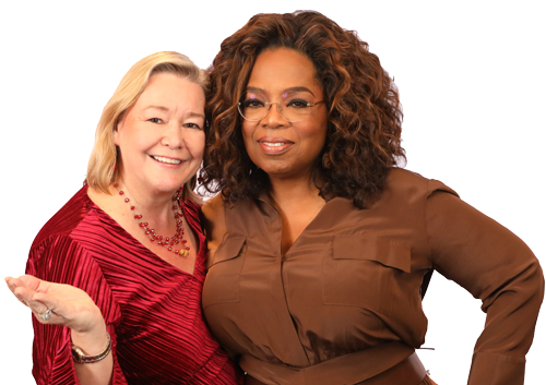 Lee Richter and Oprah Winfrey